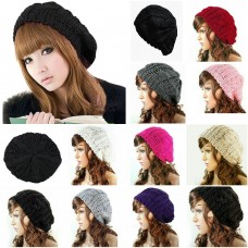 Mujers Cap Newest Knit Hat Hoodie Slouchie Slouchy Style Beanie Baggy Head Warm  eb-24712468